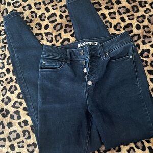 Blue Spice High Rise Blue Jeans Classic Fit